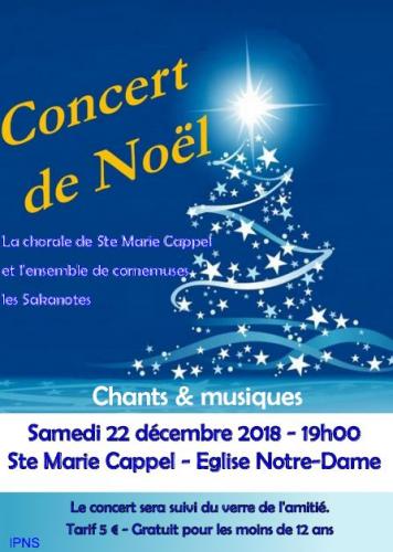 Concert ste marie cappel