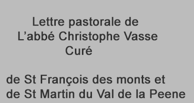 Lettre pastorale